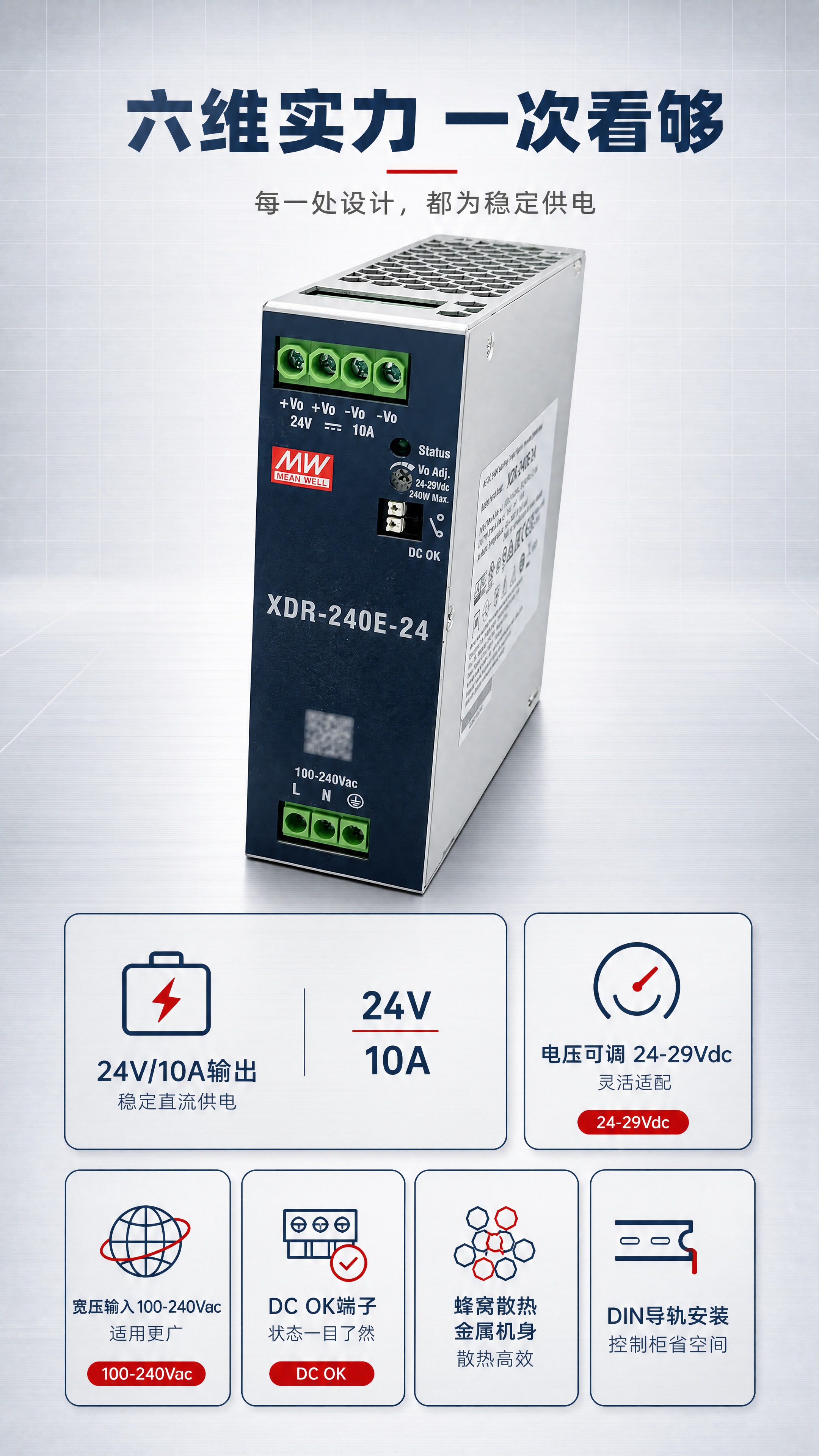 [商品] 使用【图84】明纬MEAN WELL XDR-240… - 图片创意预览