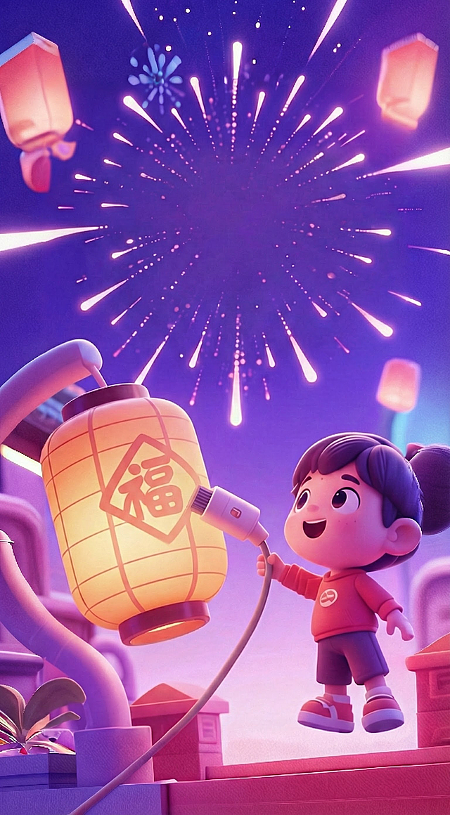 灯笼好像被烧了一个洞，请帮我修复