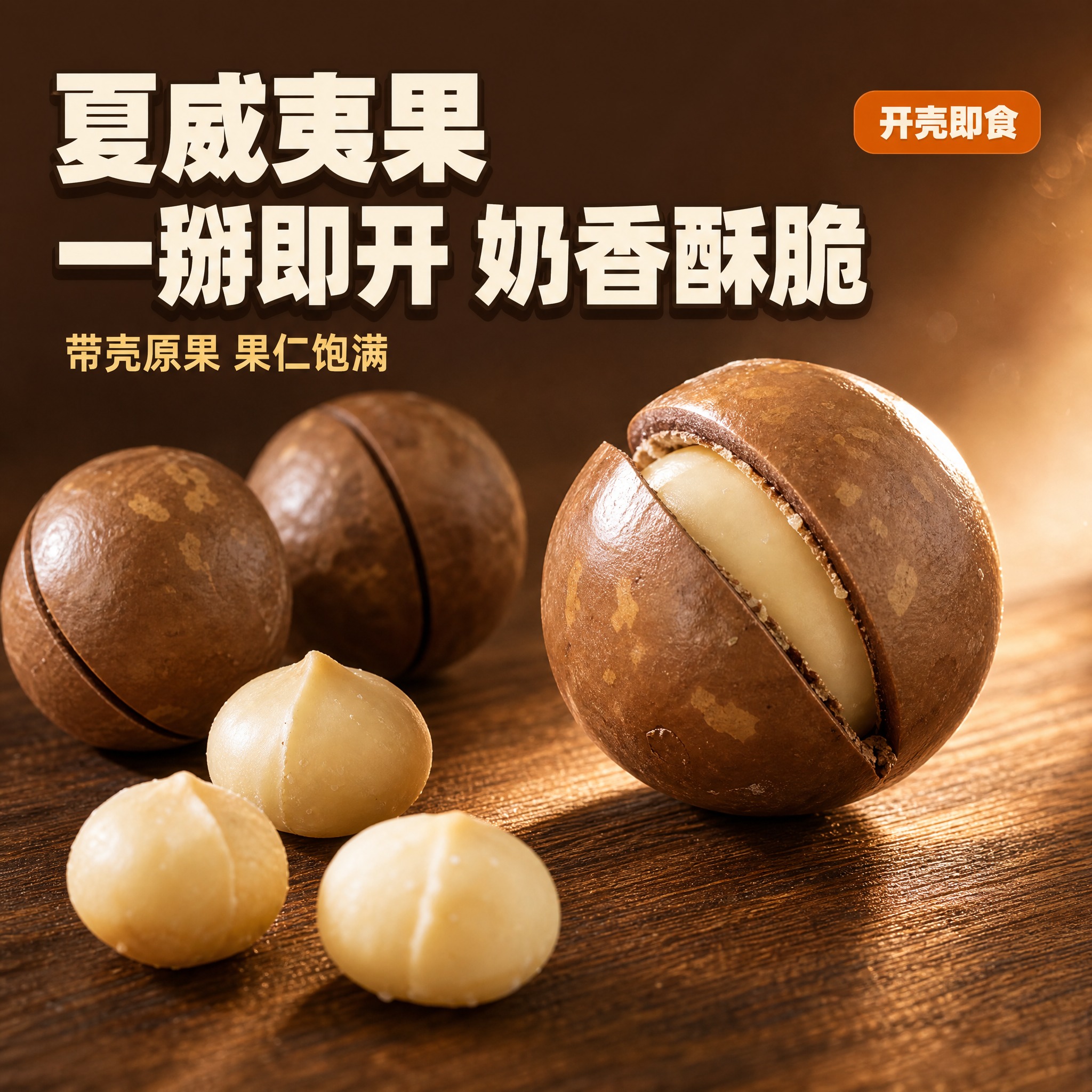 [主图-1] 奶香夏威夷果 首图 强视觉冲击的食欲开场。 [统… - 图片创意预览