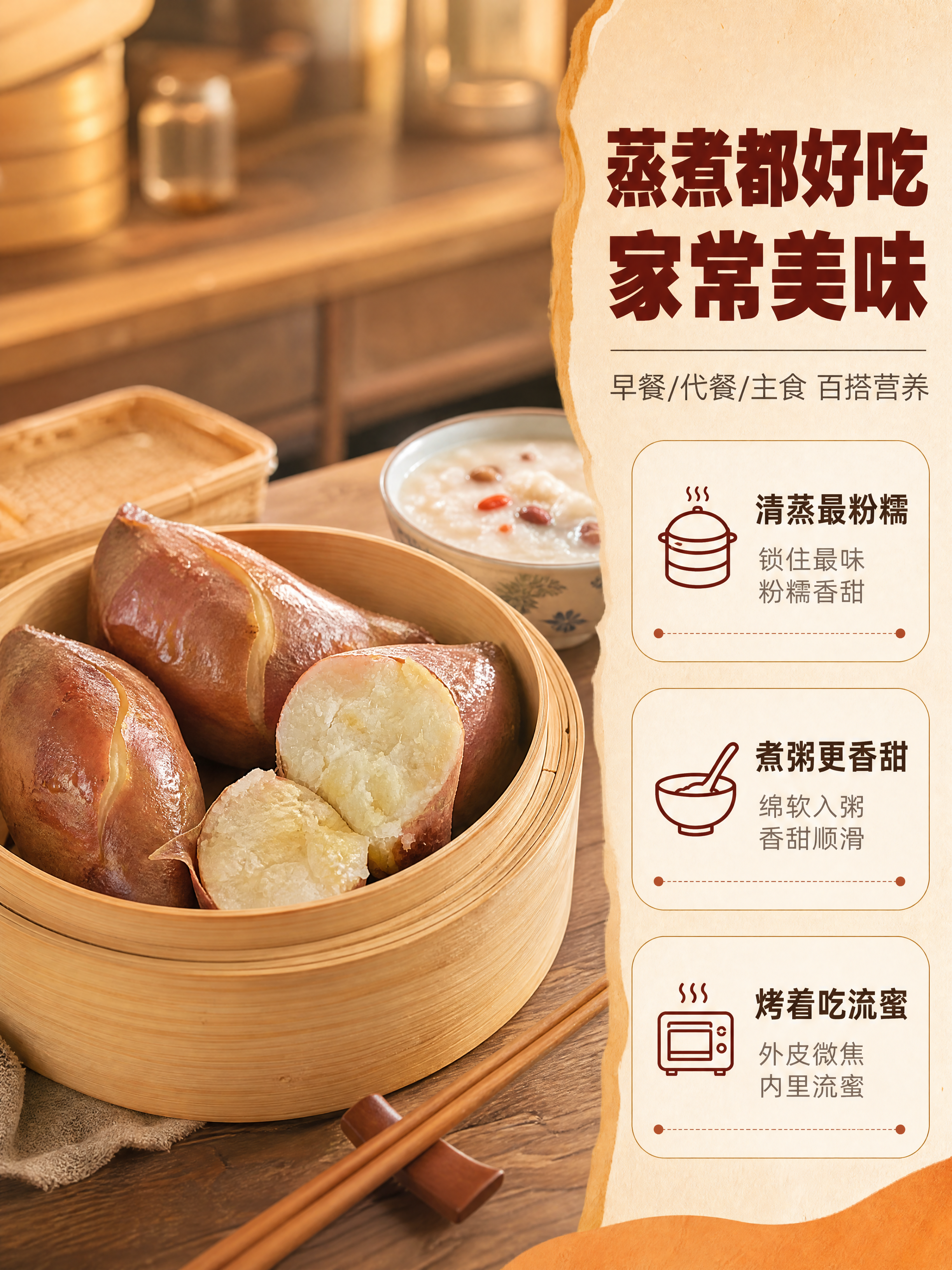 [商品] 使用【图1】山东青岛哈密地瓜（白心蜜薯）；保留红褐外… - 图片创意预览