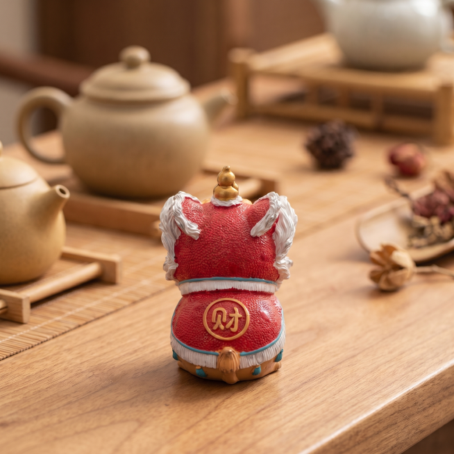 将背景更换为自然简约的实木茶桌，风格符合国风茶具氛围，保持茶宠产品主体外形色彩细节完全不变，严格锁定宽高比为1:1，国内电商种草感氛围，全屋漫射柔光，低对比度，阴影极淡柔和，画面明亮干净，偏暖米色低饱预览效果