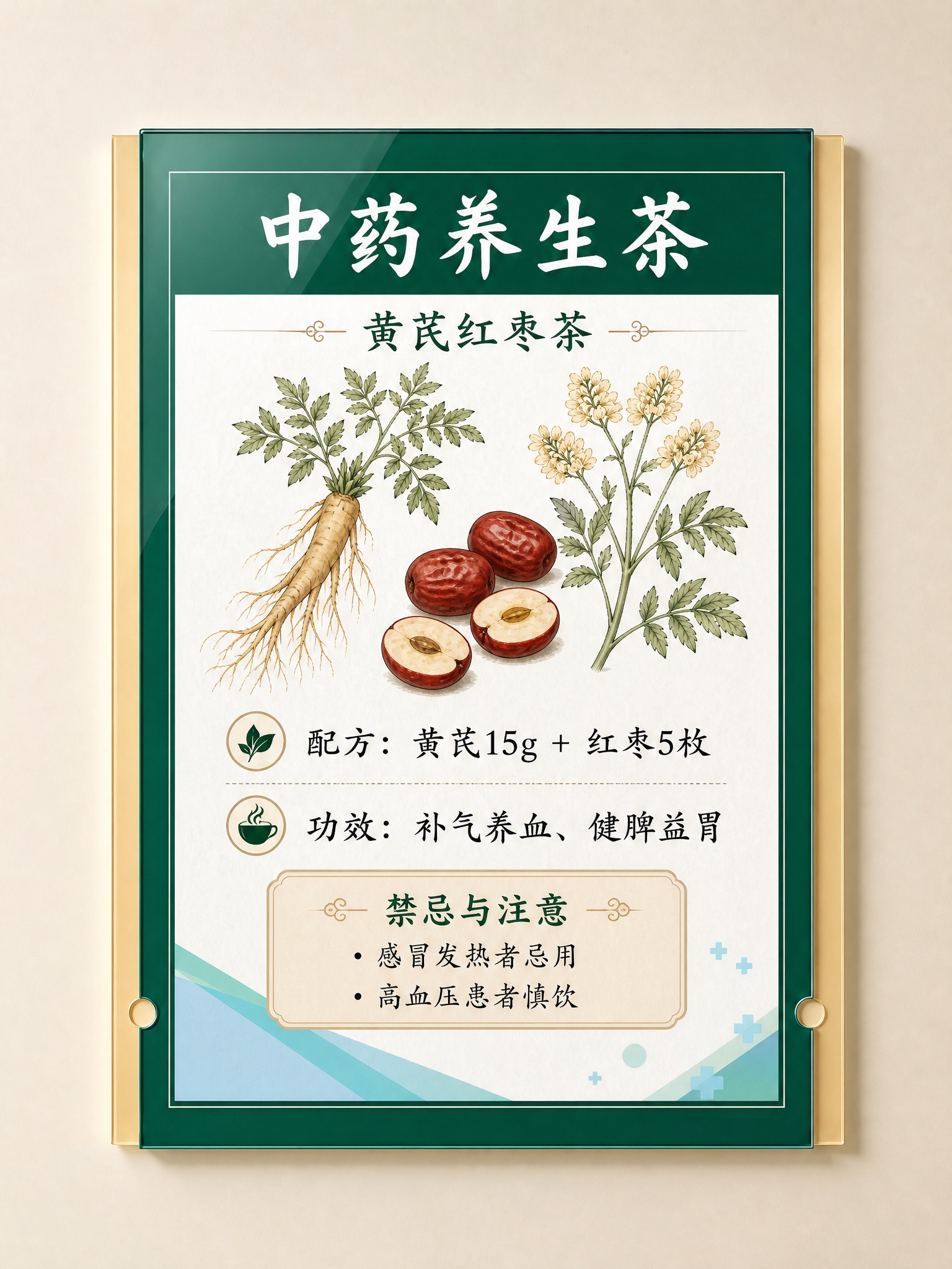 参考图1的亚克力展板样式（深墨绿色外框、香槟金侧边条、底部挂孔… - 图片创意预览