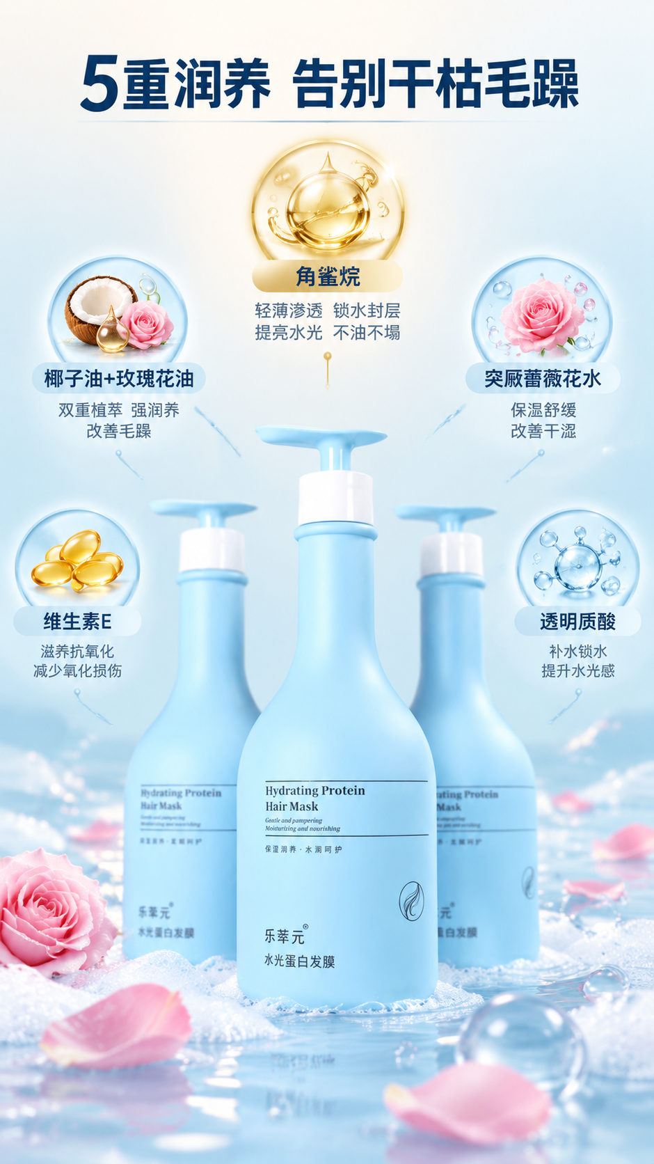 [主图-5] 生成淘宝/天猫9:16竖版成分矩阵主图，主题为5… - 图片创意预览