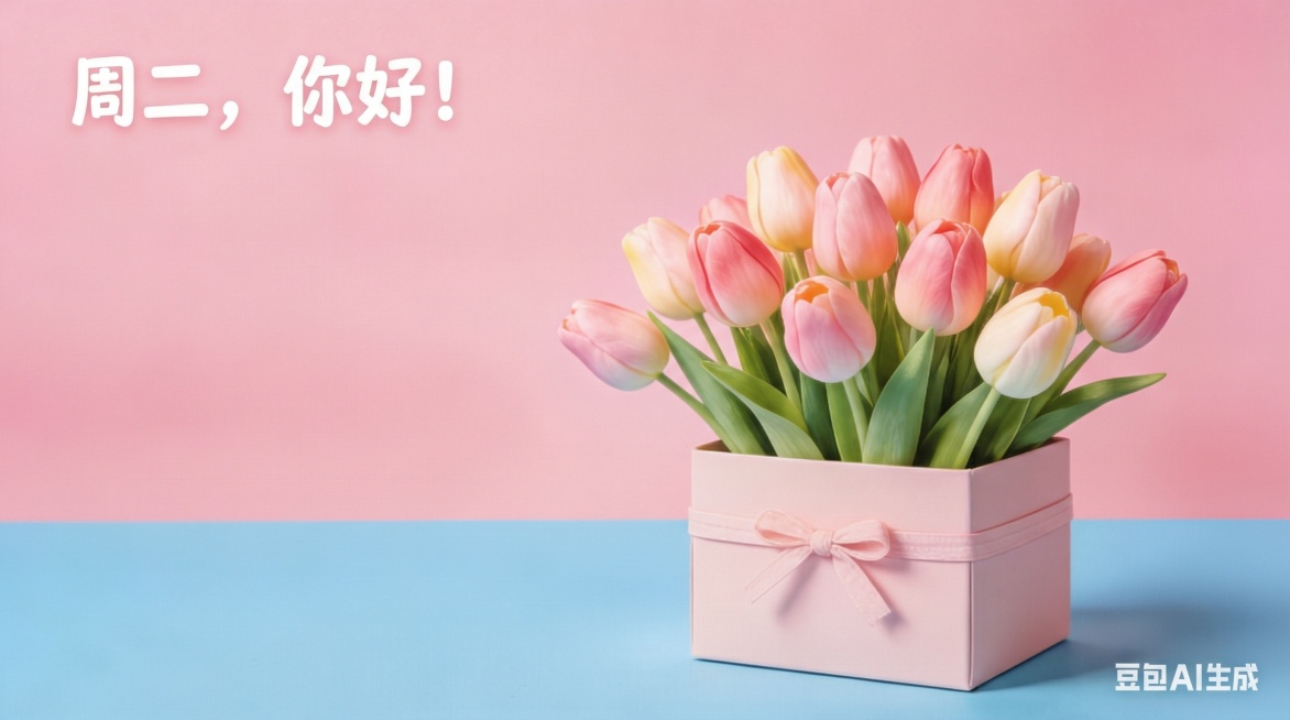 把图片上的文字改成”周二，你好！“预览效果
