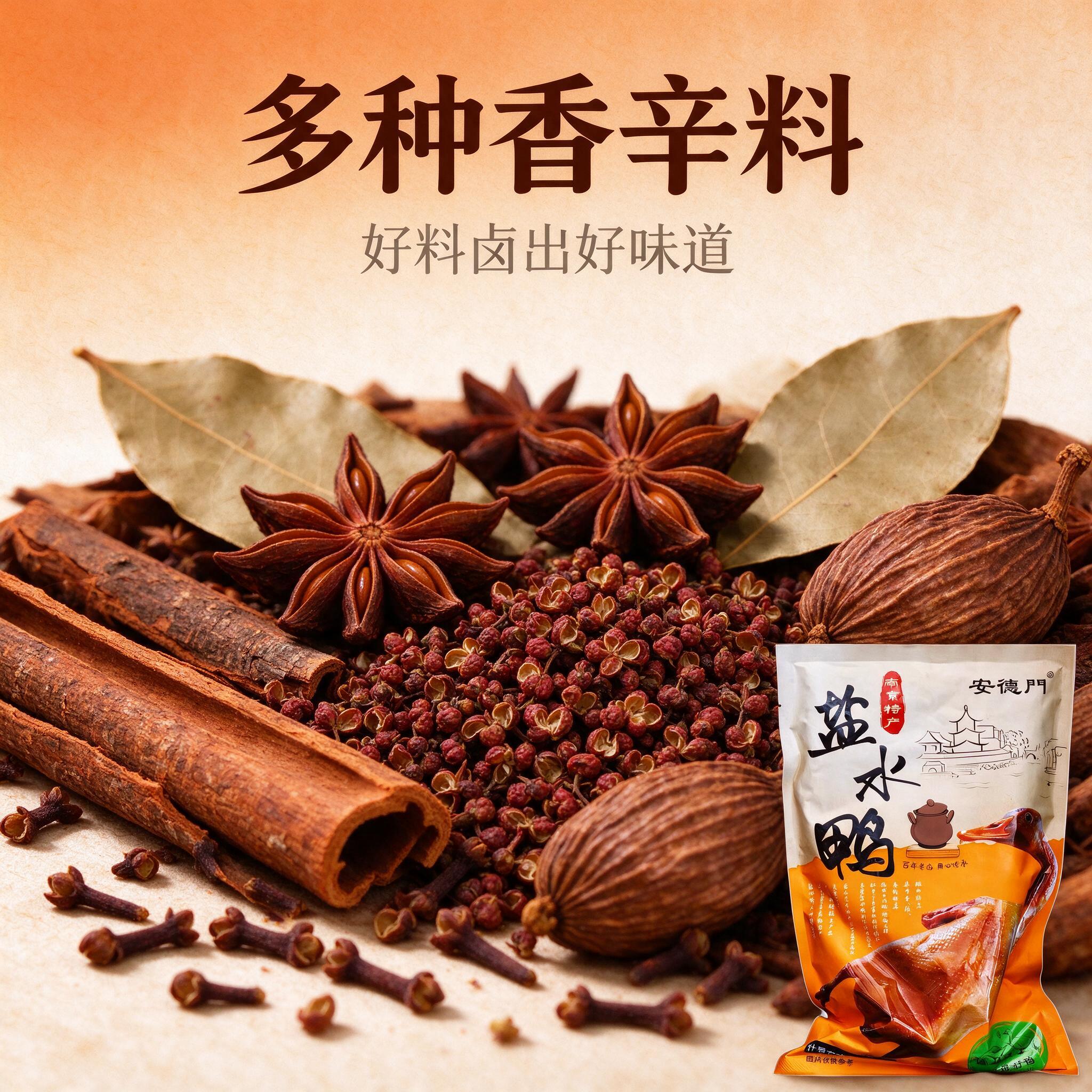 [商品] 使用【图1】安德门南京盐水鸭包装袋小图作为辅助；包装… - 图片创意预览