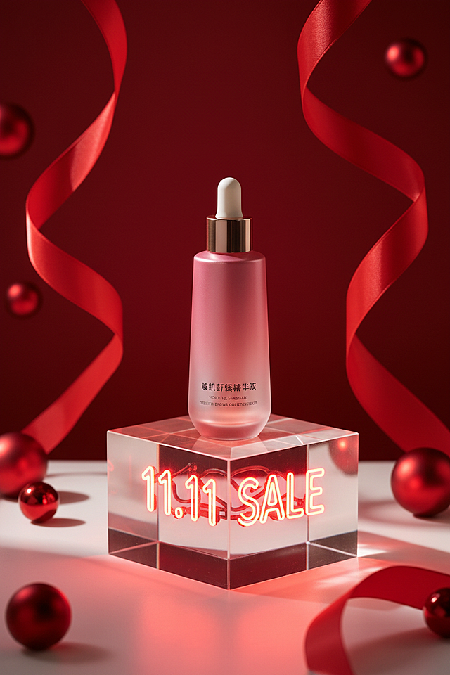 双11美妆电商展台