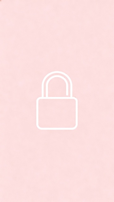 一张极简风格的设计图，以柔和均匀的浅粉色作为整个背景，中央位置有一个纯白色的线条勾勒的挂锁图标，挂锁线条平滑、粗细均匀，呈闭合状态，整体画面简洁干净，无任何多余装饰元素，视觉焦点明确，营造出简约、纯粹、略带温馨的氛围。预览效果