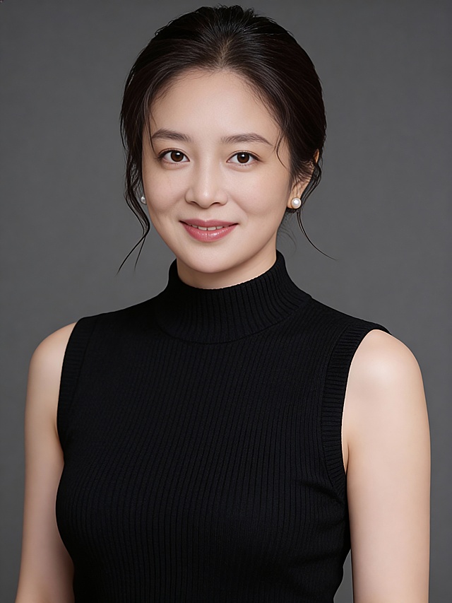 身上，手臂稍微胖点点，符合42岁女性的体态