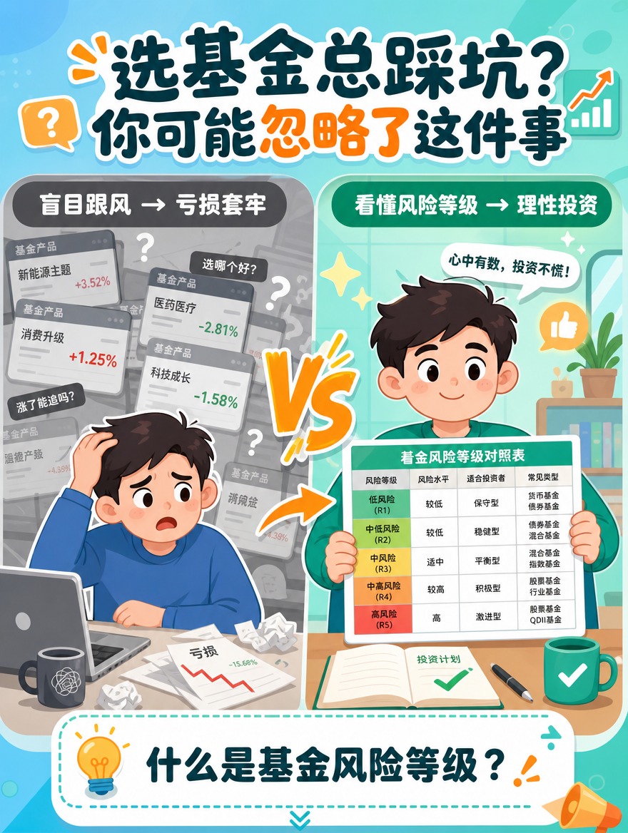[商品] 无实物商品，基金风险等级科普长图文第2张 [画面]… - 图片创意预览