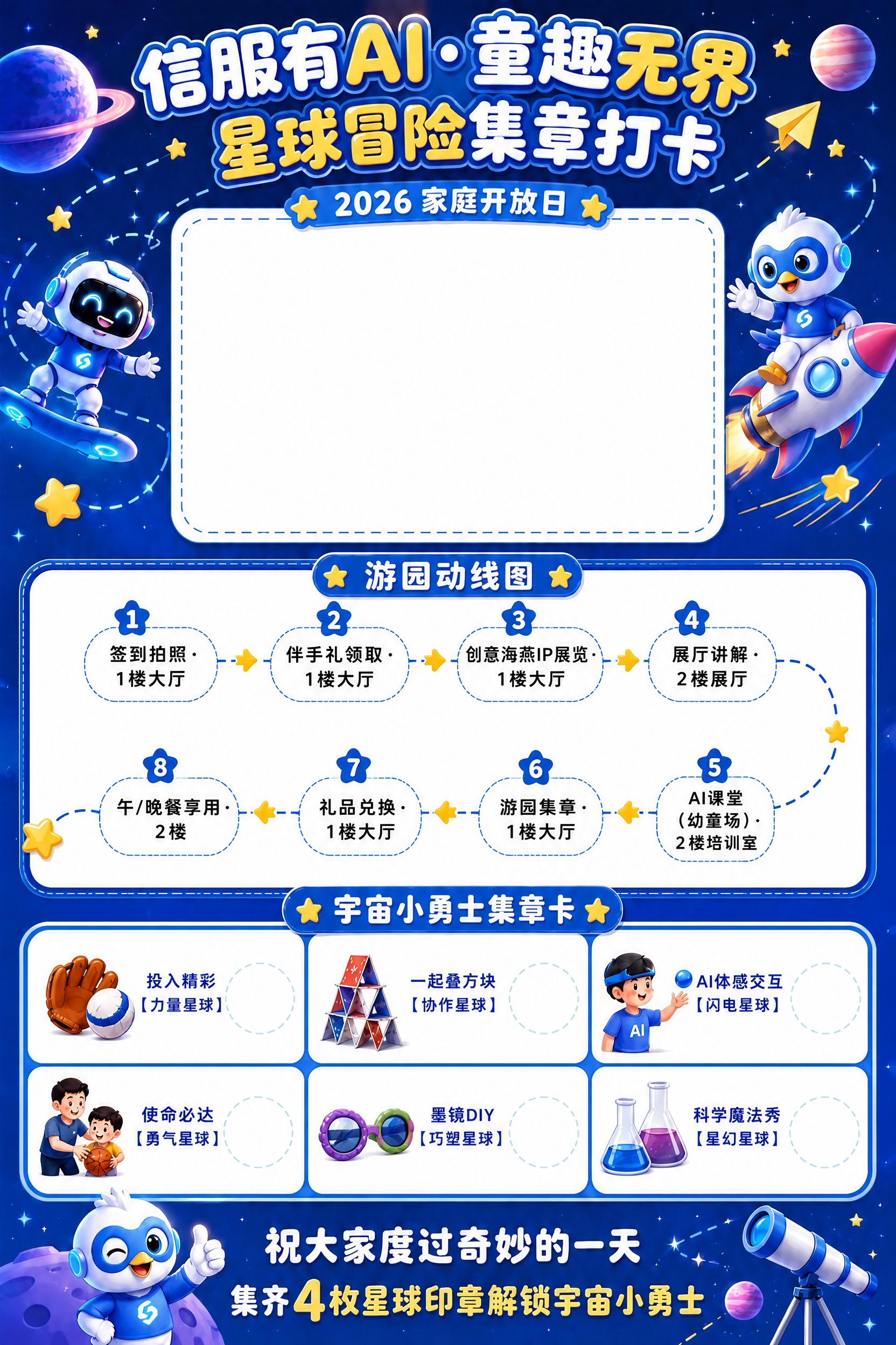 基于参考图修改生成新海报，保持整体深蓝星空宇宙风格、配色、IP… - 图片创意预览