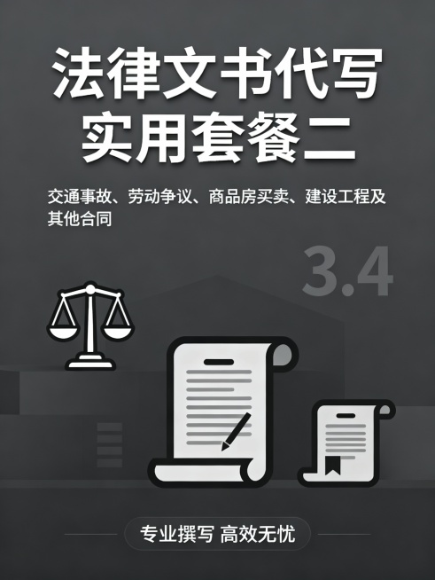 开网店代写起诉状。代写起诉状套餐一：离婚、继承、民间借贷；代写起诉状套餐二：交通事故、劳动争议、商品房买卖、建设工程及其他合同。分别设计一个海报。预览效果