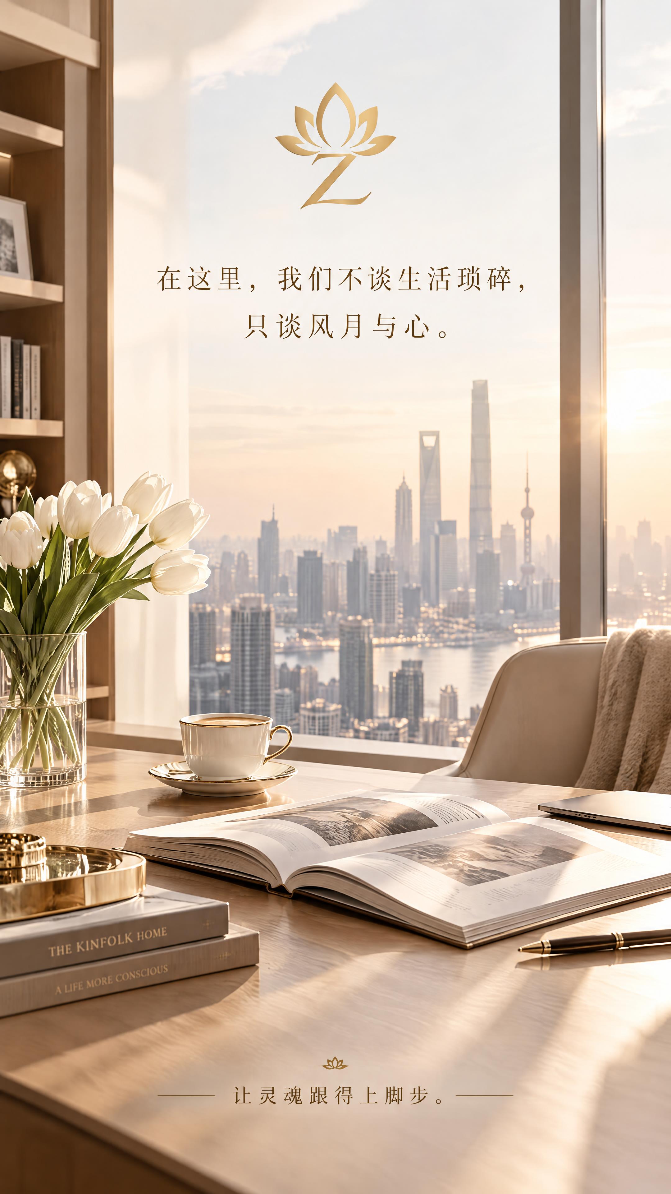 9:16竖版朋友圈海报，高级轻奢风格，精英女性生活场景。画面主… - 图片创意预览