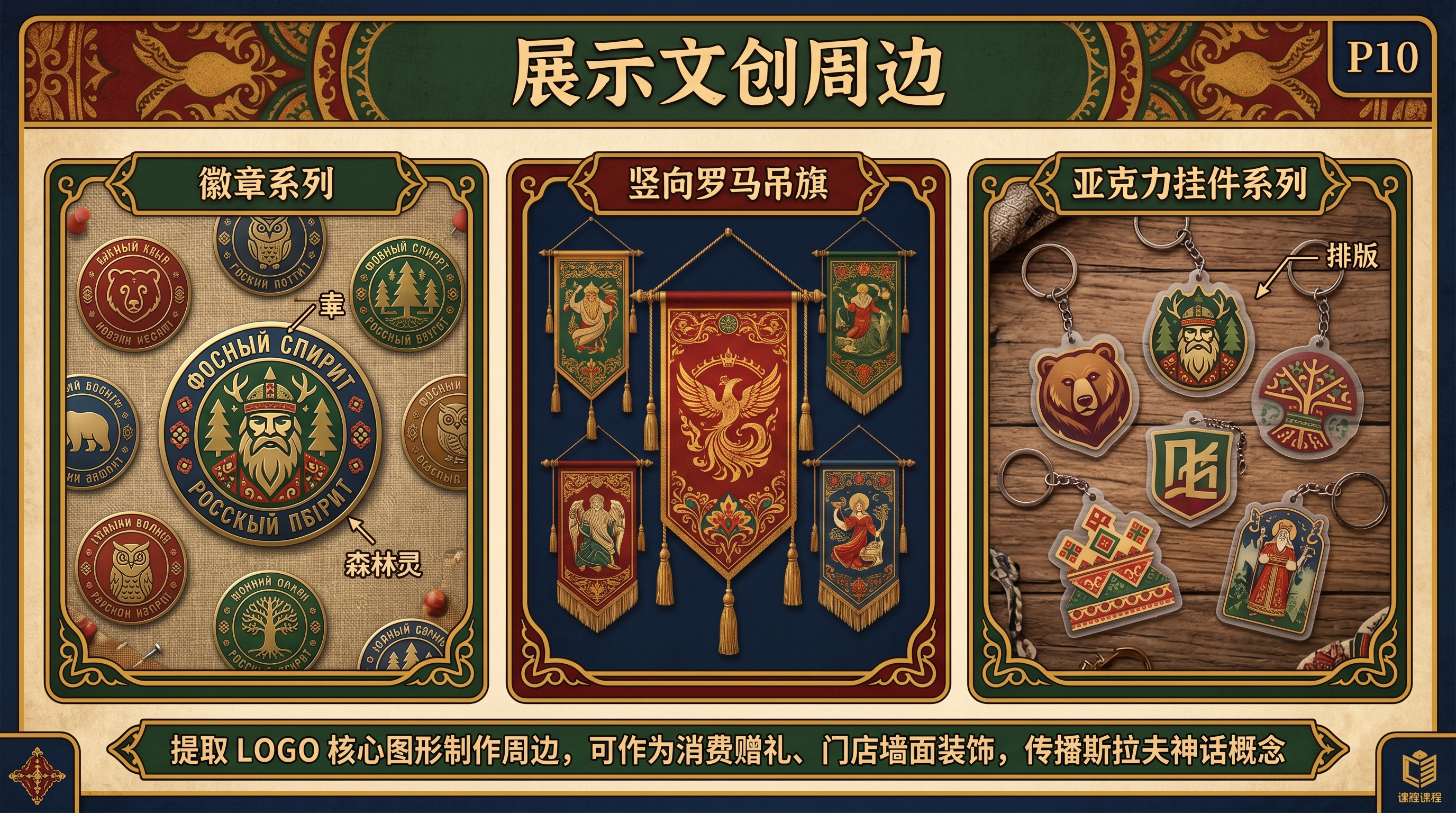 P1 封面 配图：横版 LOGO，淡斯拉夫藤蔓底纹 主标题：阿… - 图片创意预览