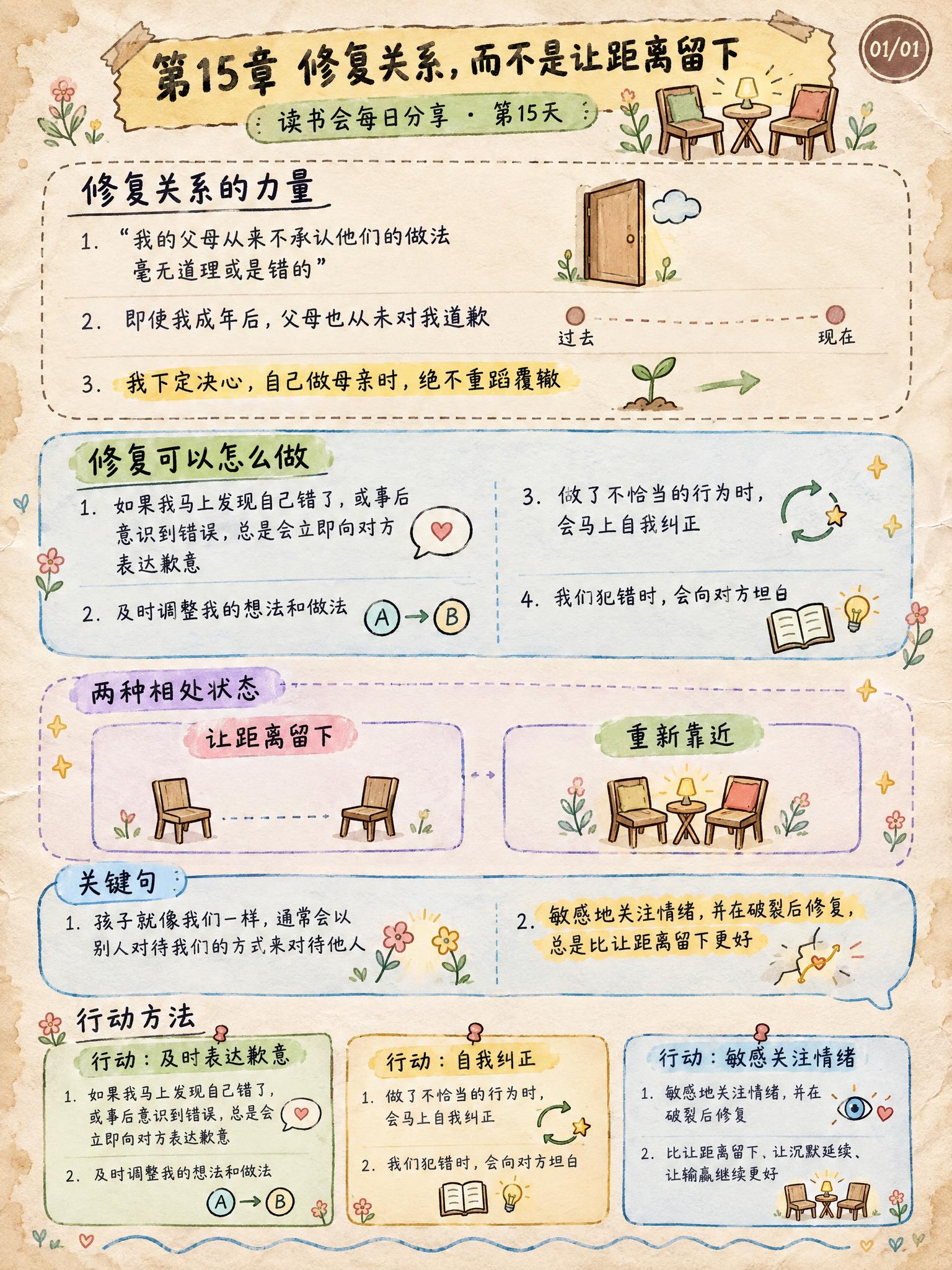 手绘涂鸦笔记(Sketchnote)风格，经典手账风，3:4竖… - 图片创意预览