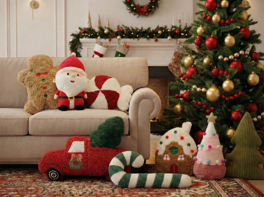 增大姜饼人30%尺寸，增大圣诞老人30%尺寸预览效果