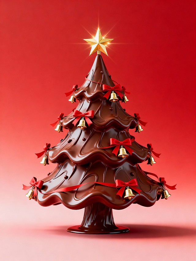 巧克力圣诞树