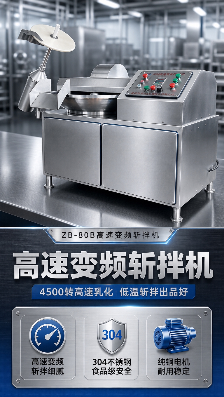 [商品] 使用【图3】【图4】【图5】【图6】高速变频斩拌机整… - 图片创意预览