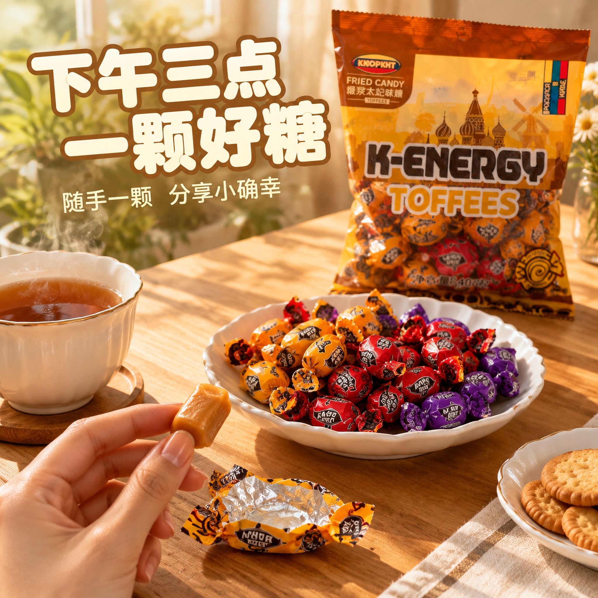[主图-4] 商品名称：K-ENERGY 俄罗斯风味太妃糖（4… - 图片创意预览