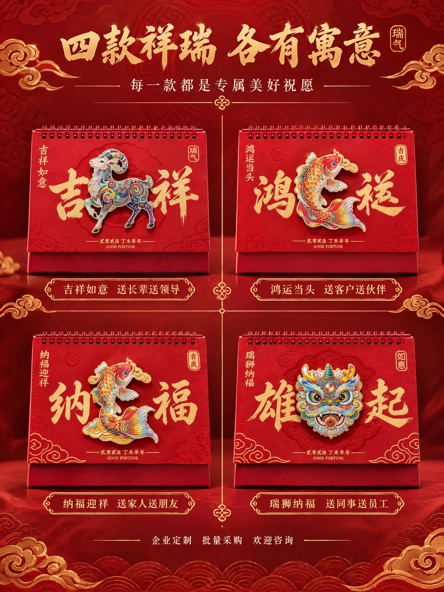[商品] 使用【图1（羊款）】、【图2（锦鲤款）】、【图3（葫… - 图片创意预览