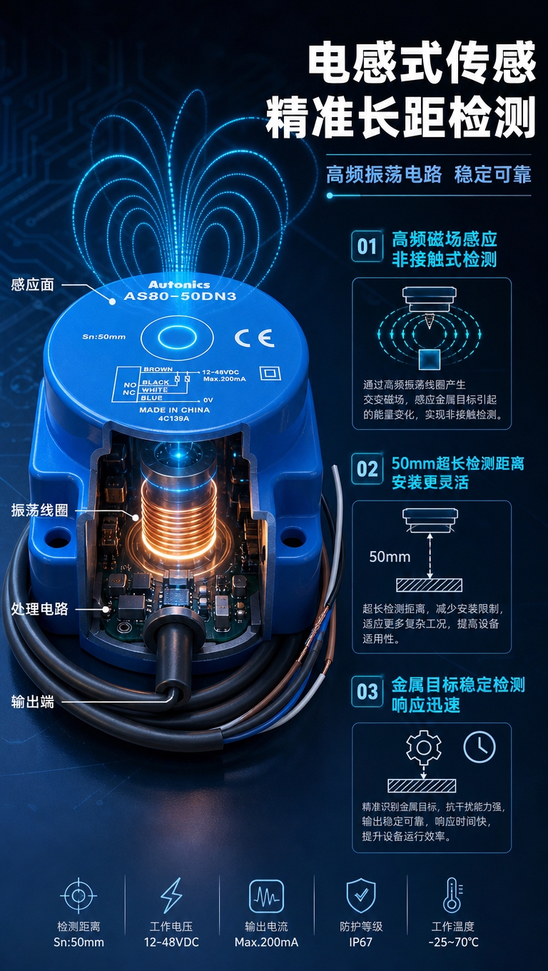 [商品] 使用【图1】AS80-50DN3 接近开关；保留蓝色… - 图片创意预览