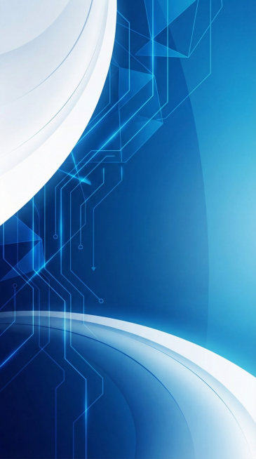 参考此背景，生成蓝色色调9:16的视频背景图，要求突显科技感，简洁明了预览效果