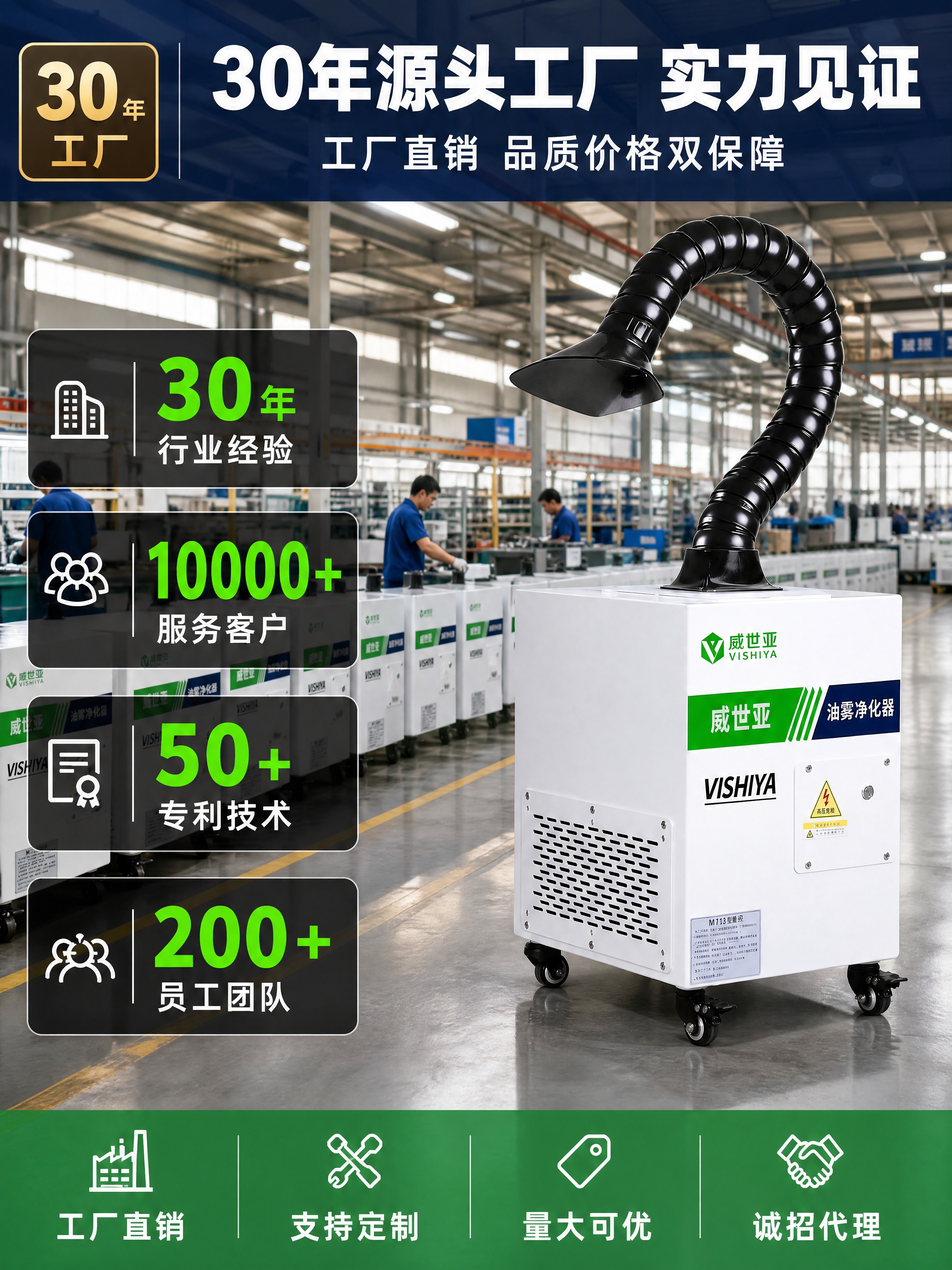 [商品] 使用【图1】威世亚激光烟雾除味净化器；保留白色方形机… - 图片创意预览