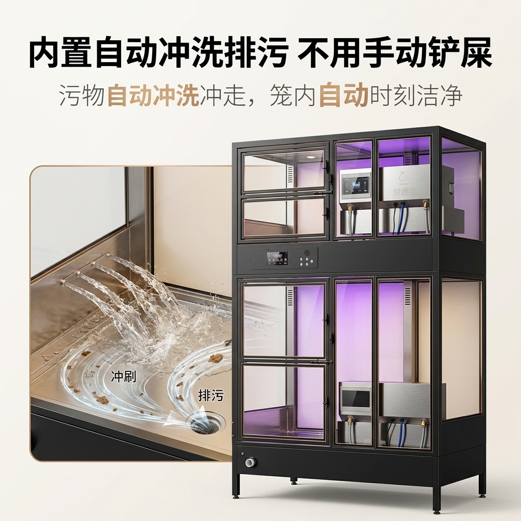 电商平台商品主图，1:1 正方形，功能卖点图。产品整机居中偏右… - 图片创意预览