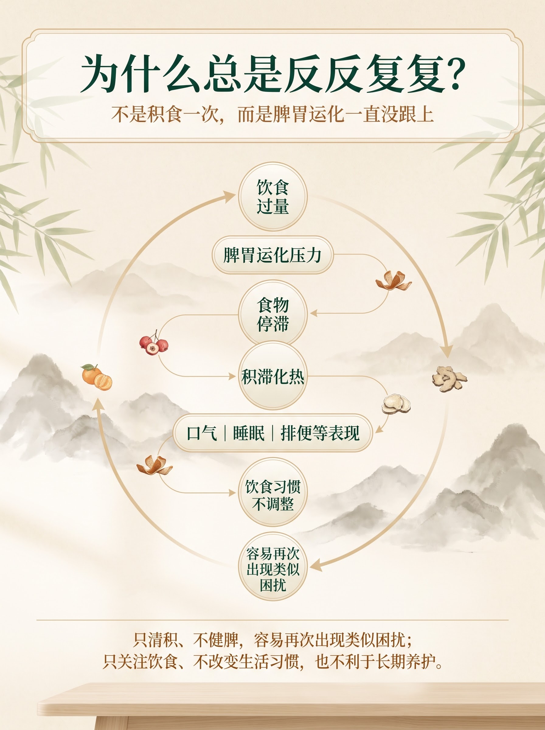 东方草本健康科普详情页，竖版315×420比例，现代东方草本风… - 图片创意预览