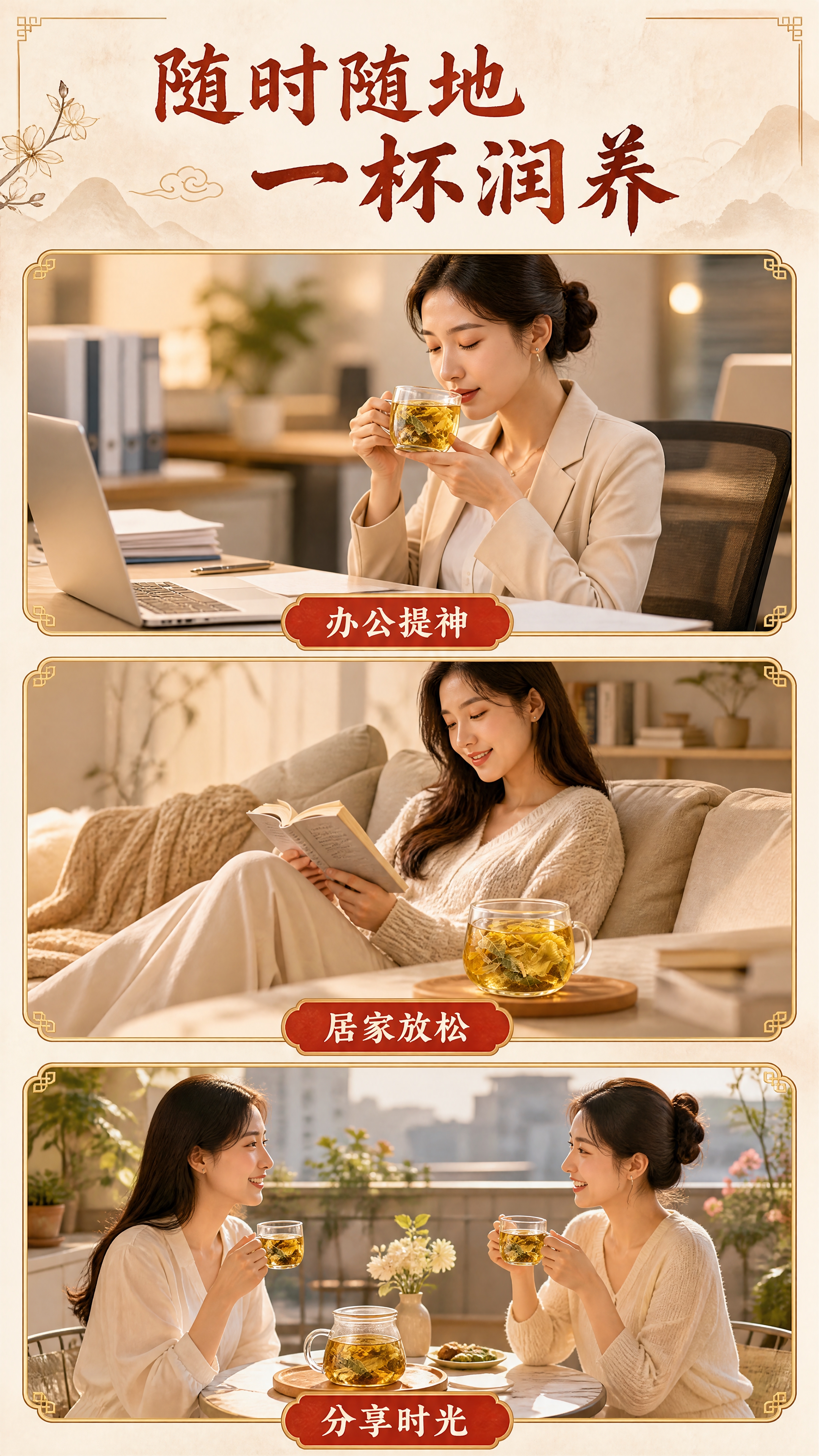 [商品] 使用【图2】茶饮杯，保留茶汤和原料；分别放入三个不同… - 图片创意预览