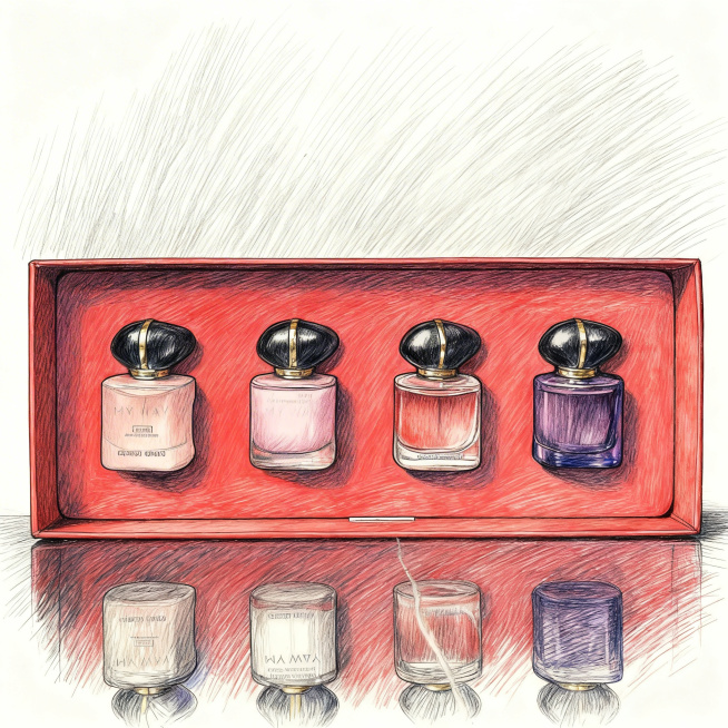 去除所有商标和字符，彩色素描风格预览效果