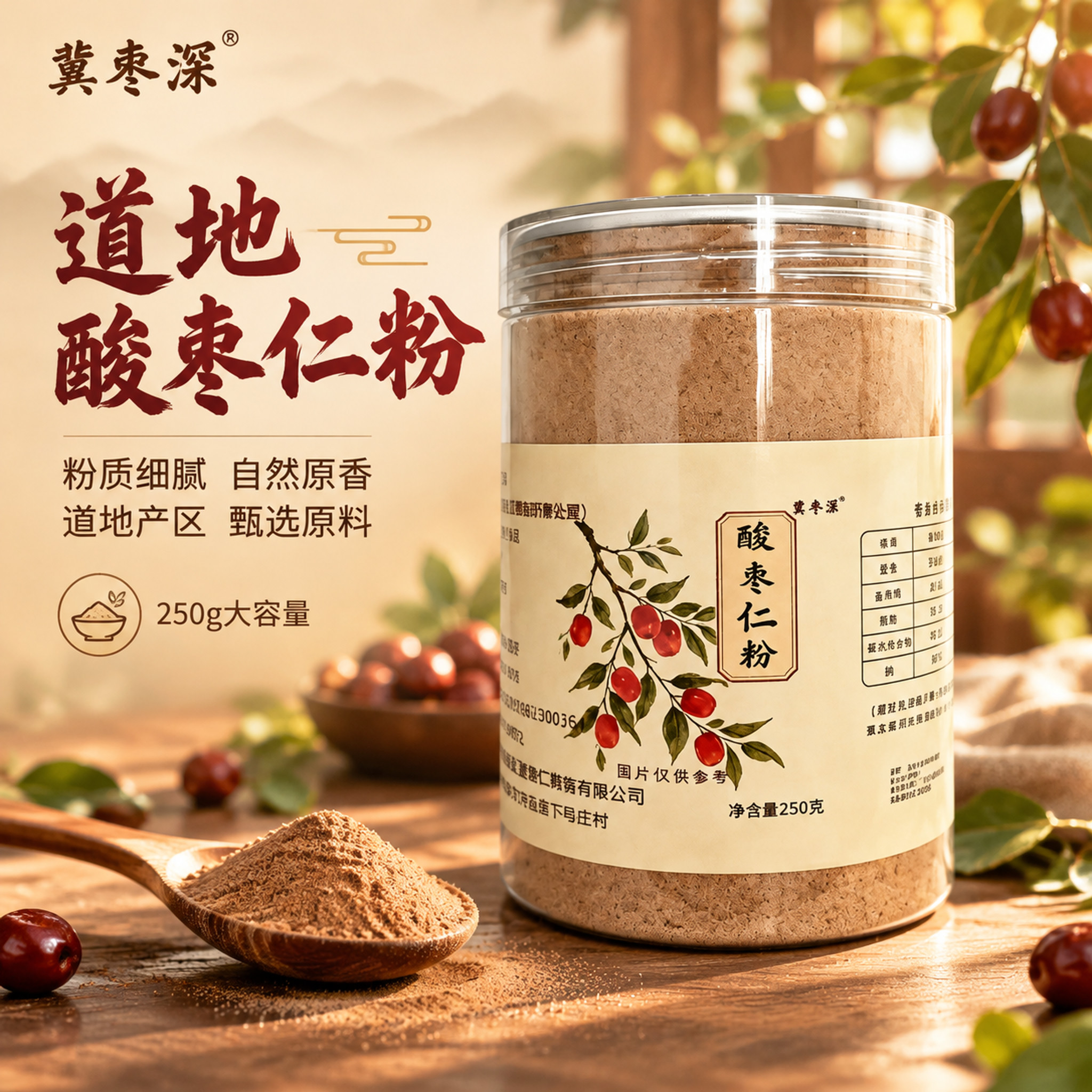 [主图-1] 酸枣仁粉 首图点击率 道地产区好粉 食欲感与品质… - 图片创意预览