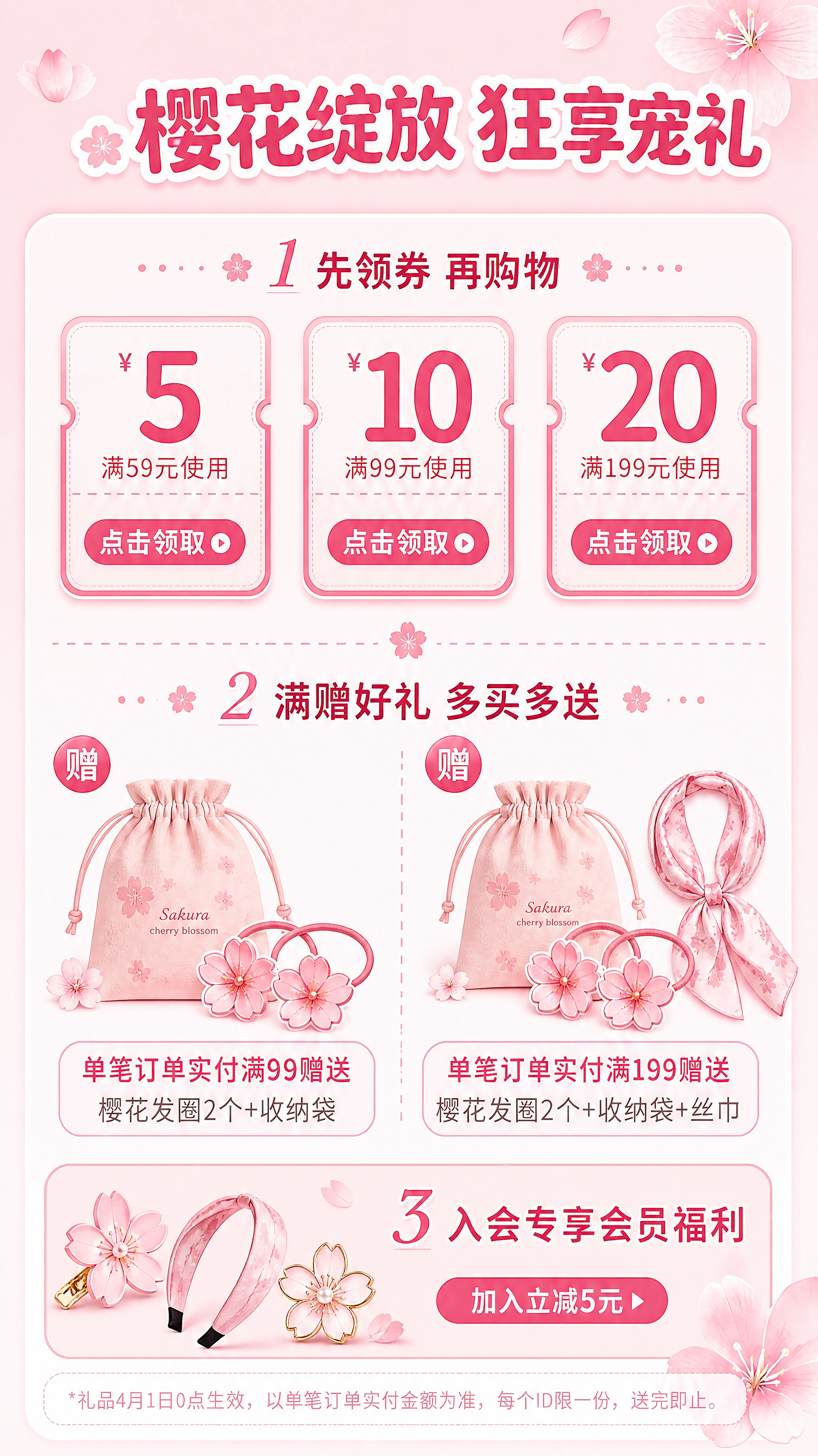 [商品] 使用【图1】优惠券+满赠福利页的完整版式结构；保留三… - 图片创意预览