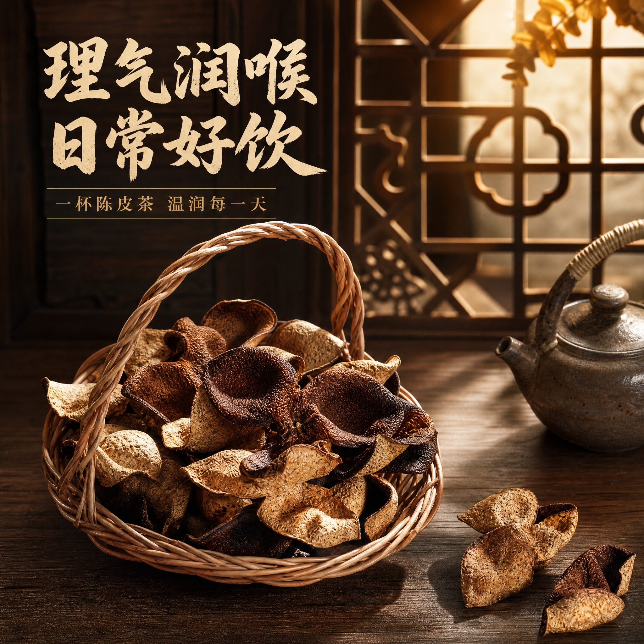 [主图-4] 场景卖点 理气润喉 日常好饮 饮用场景图。 [统… - 图片创意预览
