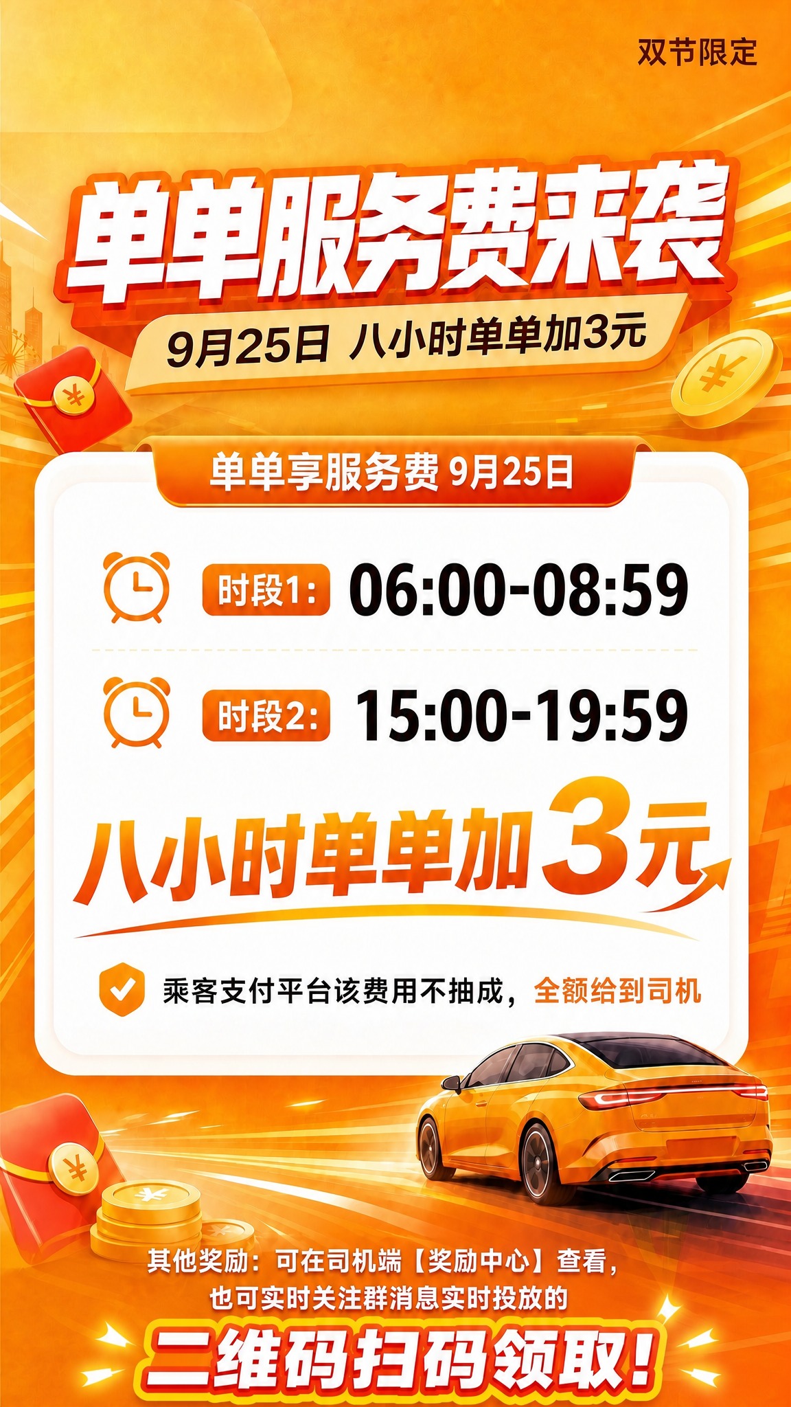 海报底部区域重新排版：上方一行小字"其他奖励：可在司机端【奖励… - 图片创意预览
