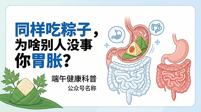 这个端午节，他的“小烦恼”你注意到了吗？
同样吃粽子，为啥别人没事你胃胀？
这个端午，别让父亲“胆”心  生成三张公众号封面图
