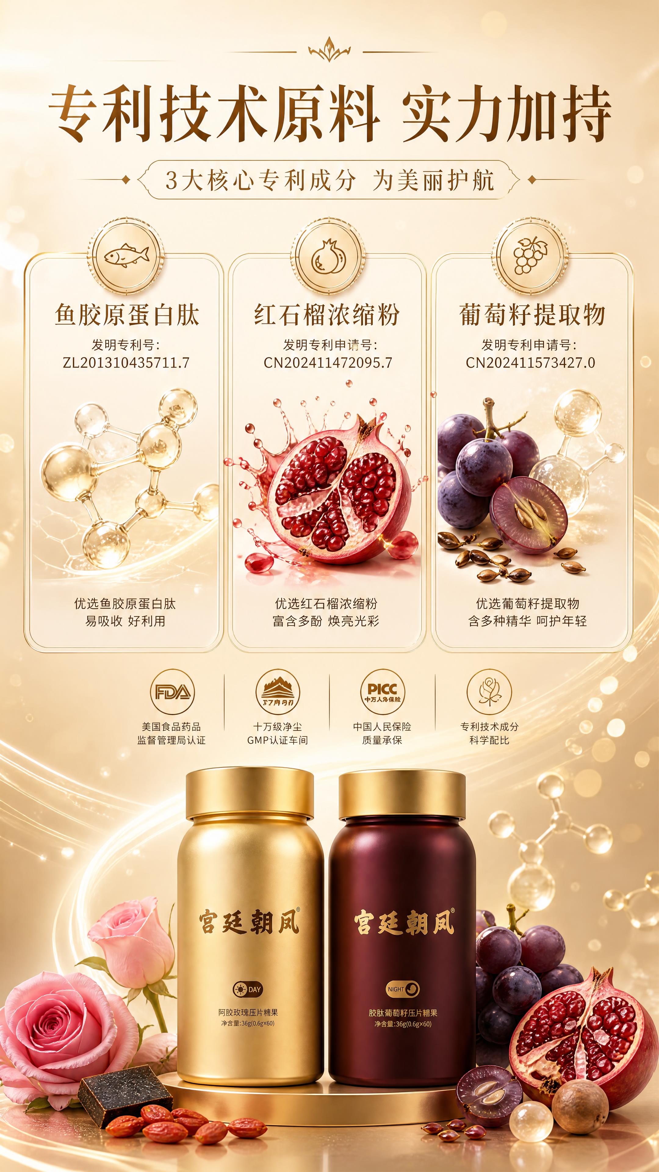 [商品] 使用【图5】产品包装背面的专利技术原料信息；保留双瓶… - 图片创意预览
