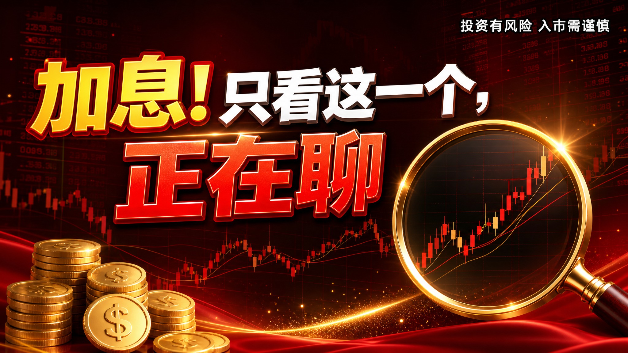 金融公众号封面图，16:9横版，红黑配色金融风格，深红色渐变背… - 图片创意预览
