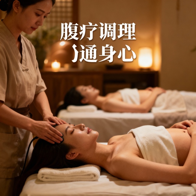 画面是做腹部按摩不是头预览效果