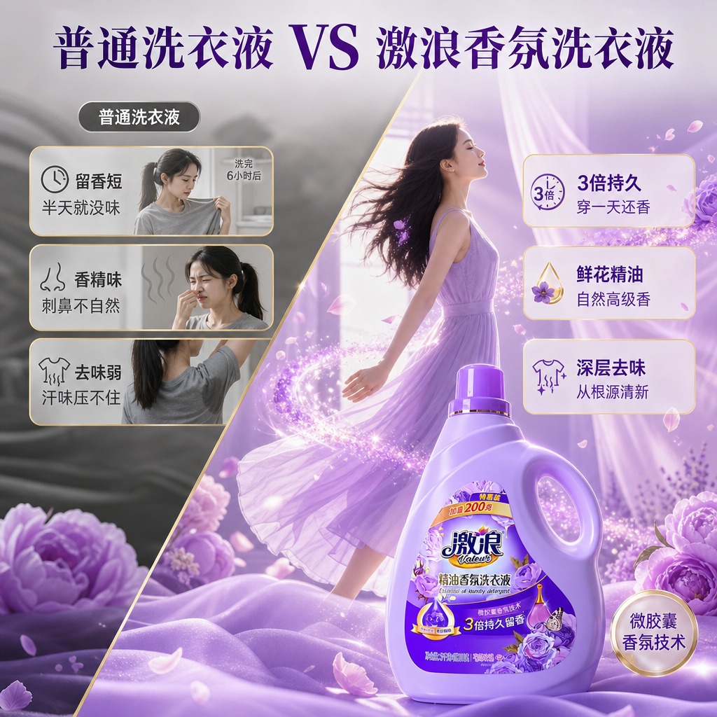 [商品] 使用【图1】激浪精油香氛洗衣液5.2kg特惠装；保留… - 图片创意预览