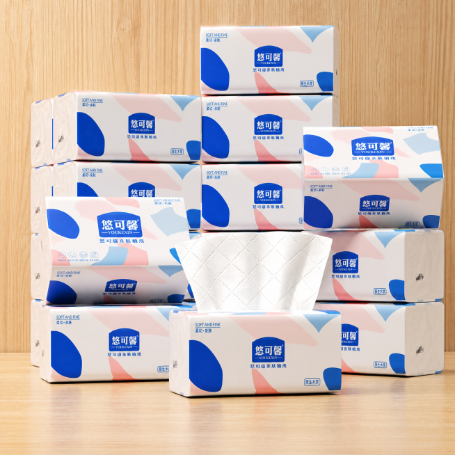 抽纸，严格参照上传产品图https://gdesign-dam-hz.dancf.com/36879228604885125/c21c9fc4561d45c58a24580263fe2b06.png，预览效果