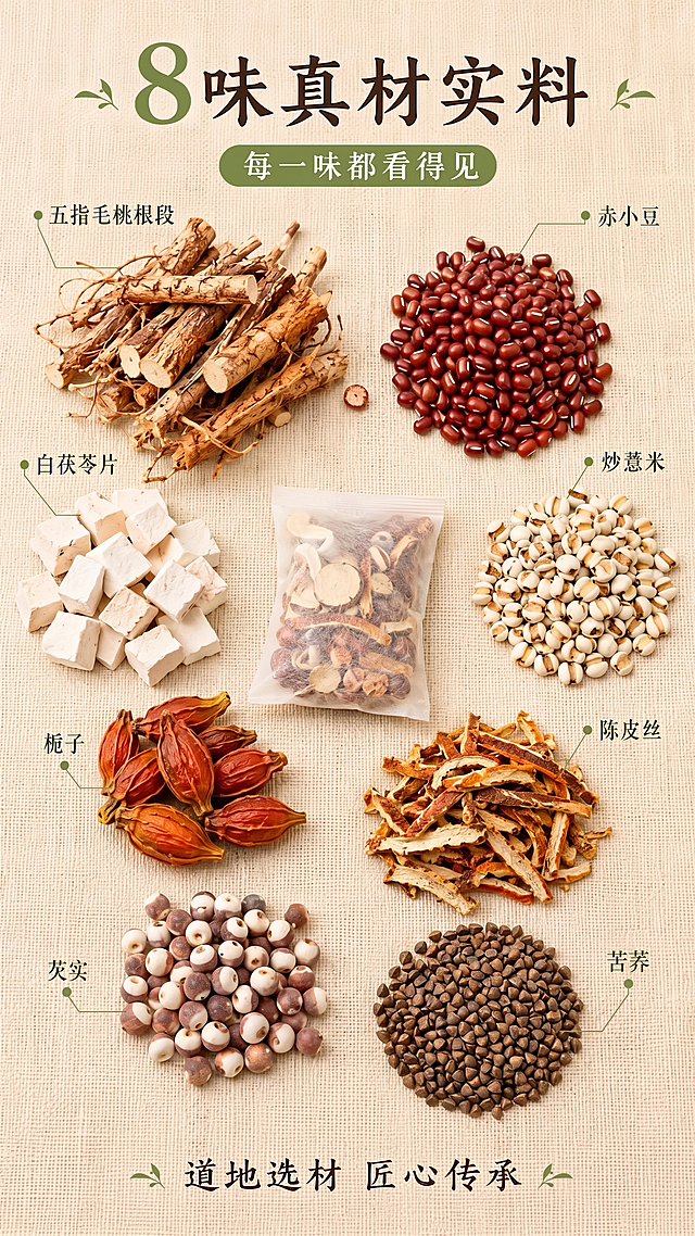 把甘草片改为苦荞