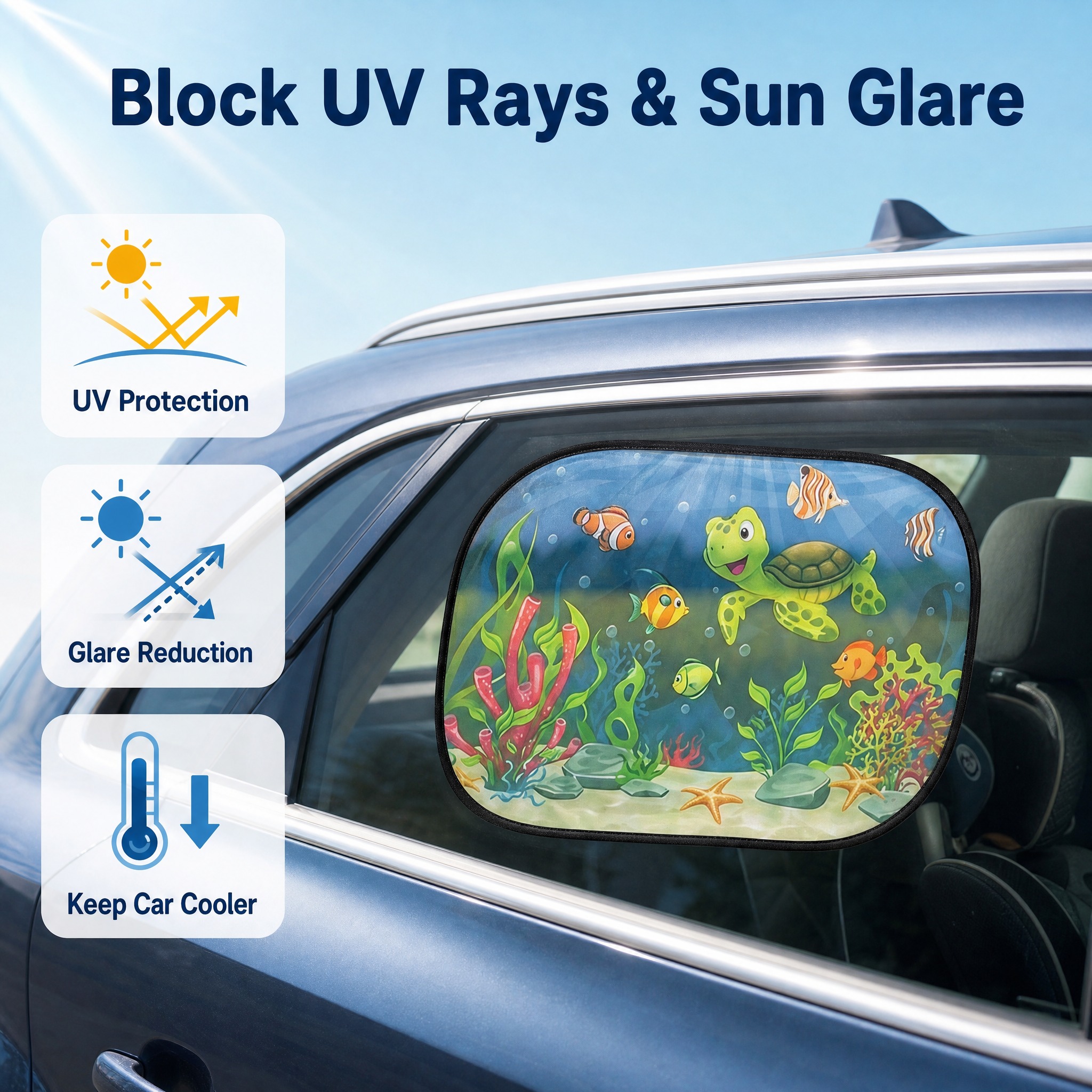 [主图-2] 2 Pack Car Side Window S… - 图片创意预览