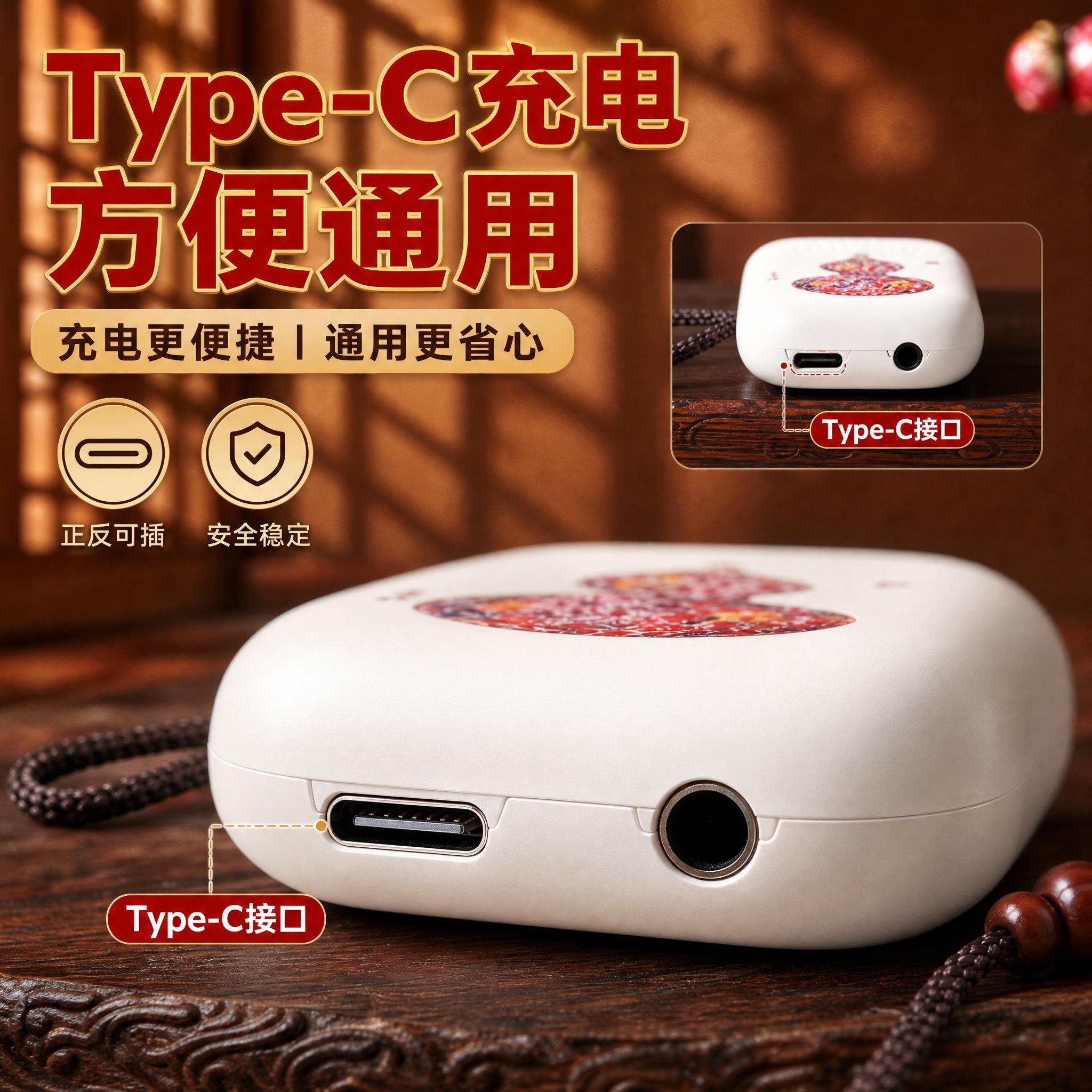 [主图-3 产品证据/Type-C充电接口特写] 拼多多1:1… - 图片创意预览