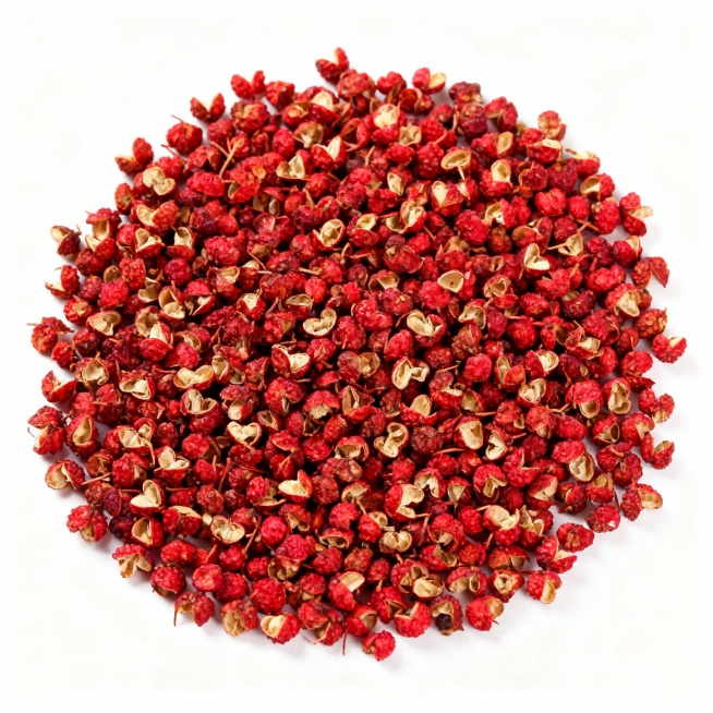 生成一个红花椒的白底图预览效果