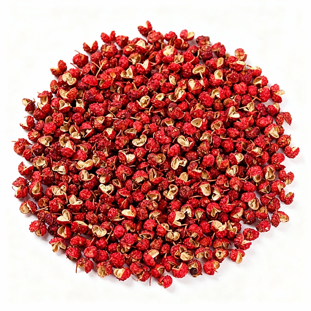 生成一个红花椒的白底图