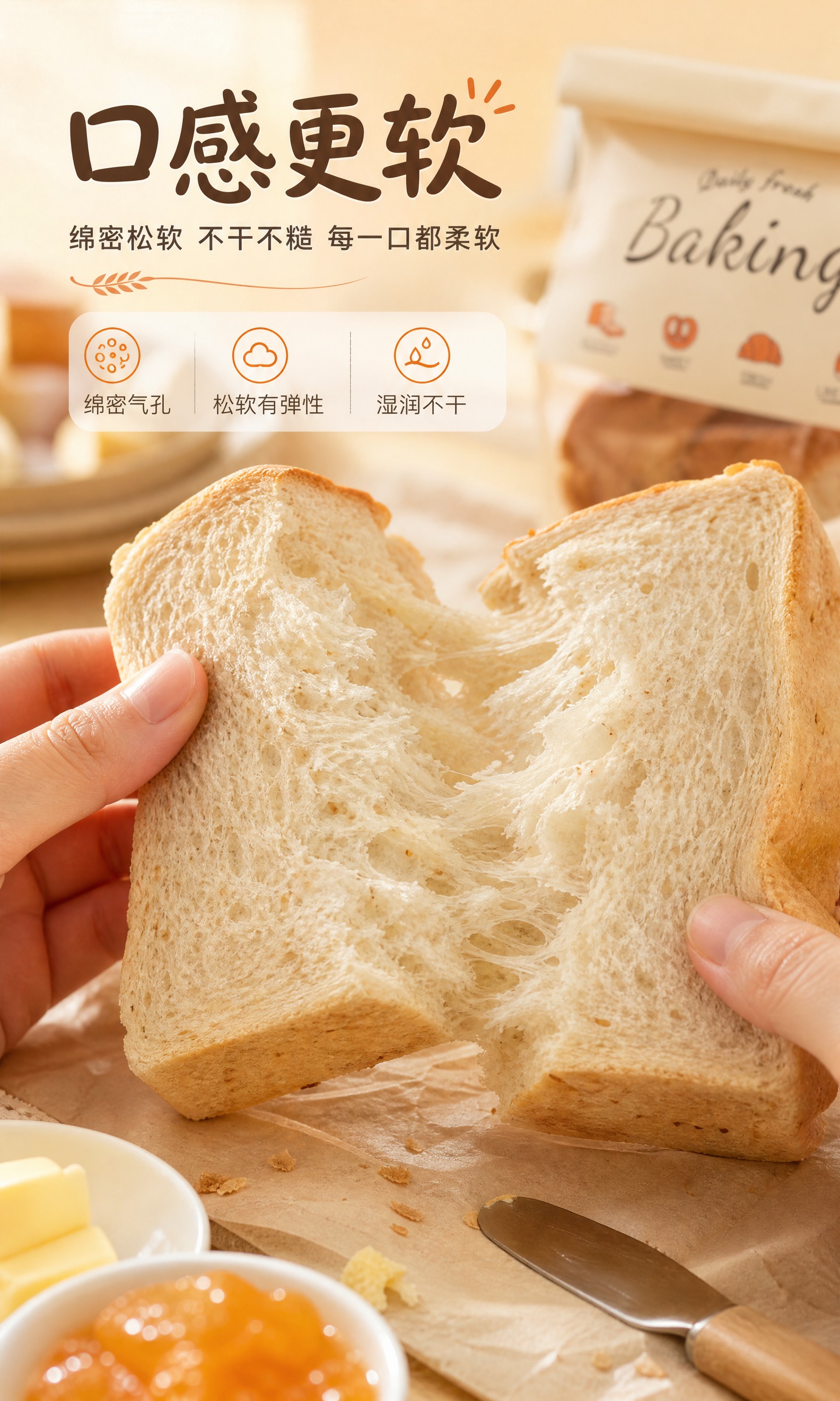 [商品] 使用【图1】袋装全麦切片吐司中的吐司本体；保留吐司淡… - 图片创意预览