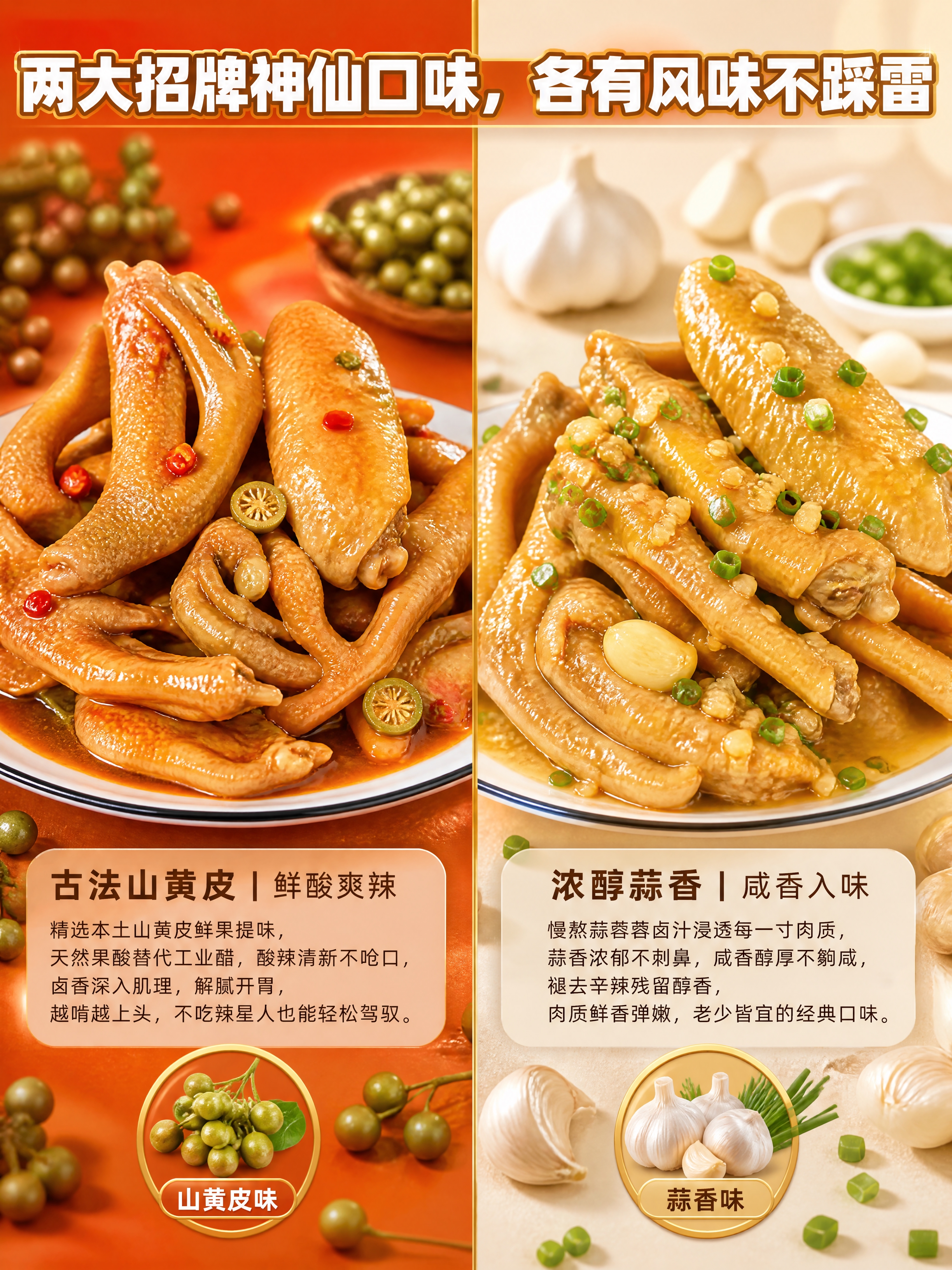 [商品] 严格基于【图3】【图4】【图5】的卤味实物图进行创作… - 图片创意预览