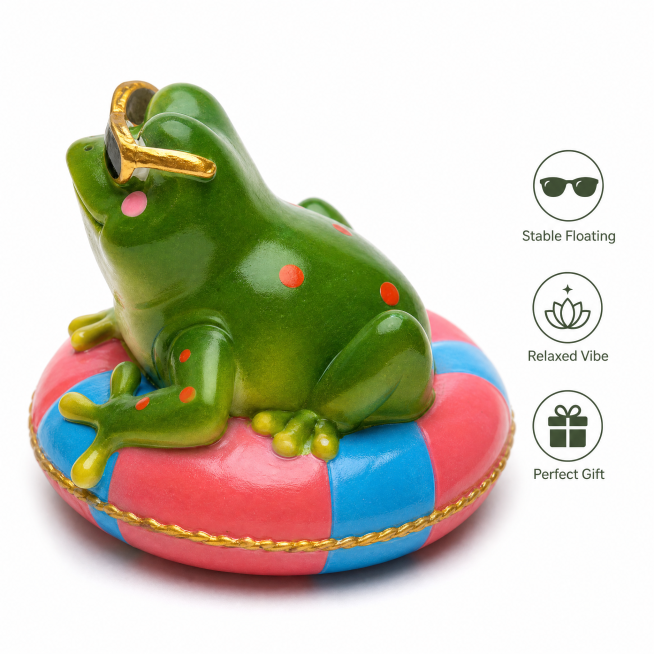 [Main Image 3] Detail close-up selling point picture, focus on showing the details of the frog weari预览效果
