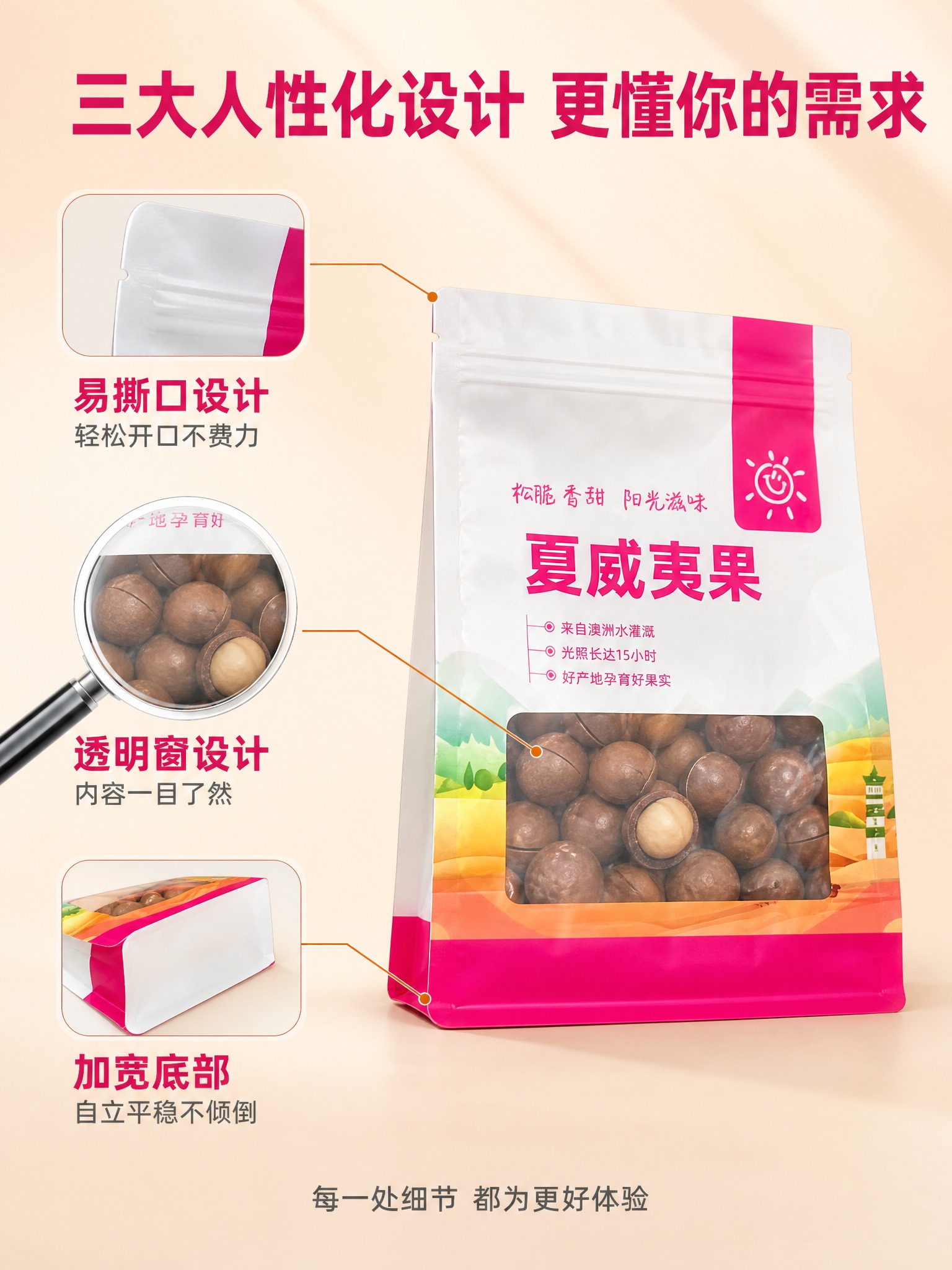 [商品] 使用【图1】自立镀铝自封包装袋；保留袋型、颜色、材质… - 图片创意预览