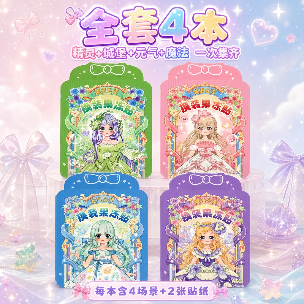 1:1正方形构图，超高清电商SKU图，糖果梦幻少女风，鲜亮通透… - 图片创意预览